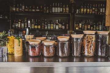 Cocktail, bar, ingrédients et préparation