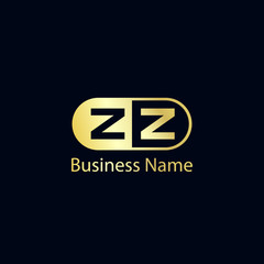 Initial Letter ZZ Logo Template Design