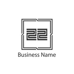 Initial Letter ZZ Logo Template Design