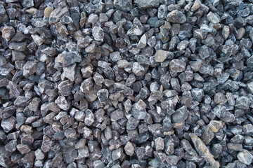 Cobbles Texture, gray, small. Background, place for text, copyspace