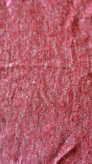 Macro from knitted cotton jersey made in a loom