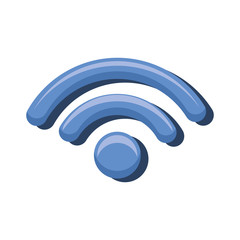 wifi signal isolated icon