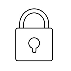 safe secure padlock icon