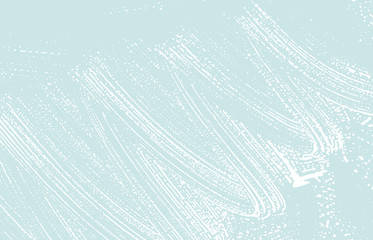 Grunge texture. Distress blue rough trace. Curious background. Noise dirty grunge texture. Breathtak
