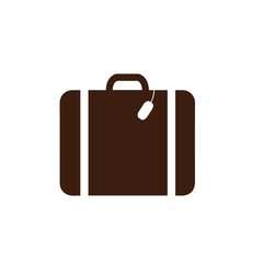 suitcase icon. vector illustration
