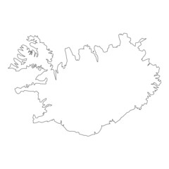 Map of Iceland