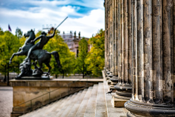 Statue at the Museum Island in Berlin