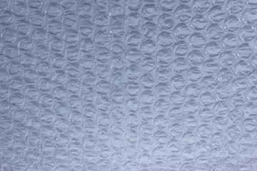 Plastic for packaging with bubbles, background