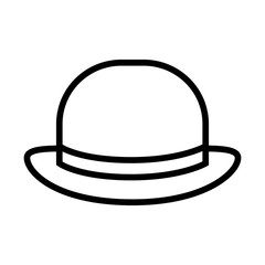 elegant british male hat icon
