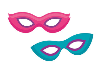 masks carnival celebration icon