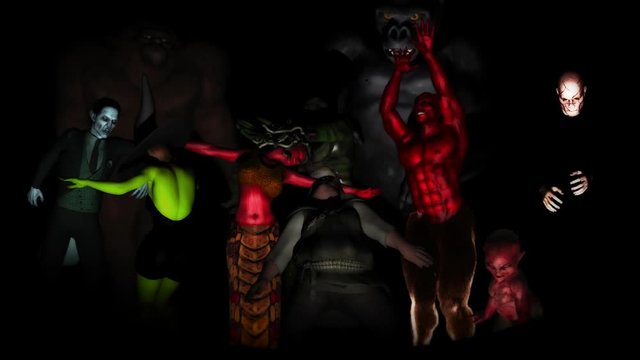 Monster Party Dance Animation 3 (Color)