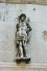 statue in Trogir, Croatia