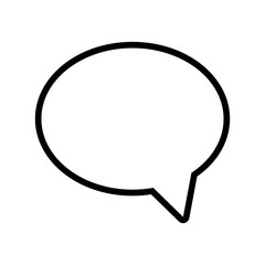 Naklejka premium speech bubble message icon