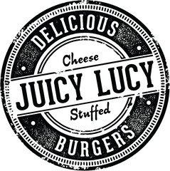 Juicy Lucy Cheese Stuffed Burger