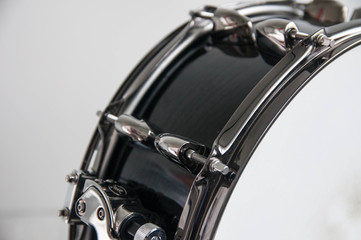 Obraz premium Musical instruments close up. Beautiful snare drum parts