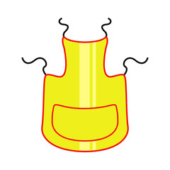 Isolated kitchen apron icon. Vector illustration design