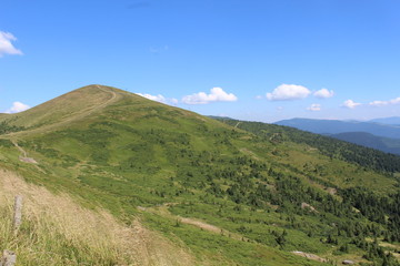 Svydovets in Carpathian Mountains