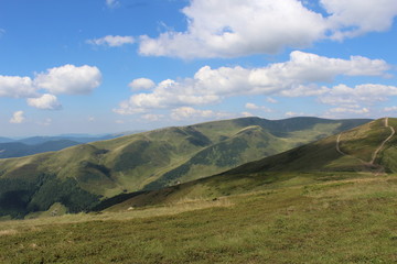 Svydovets in Carpathian Mountains