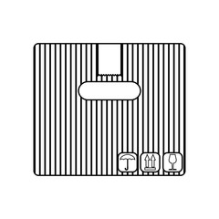 packing box carton icon