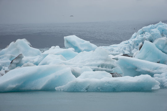 Im Süden Islands: Gletscherlagune Jökulsárlón am Vatnajökull-Nationalpark