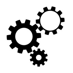 gears machinery isolated icon