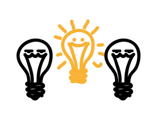 bulbs lights ideas icons