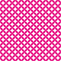 seamless background of geometric pattern in pink and white