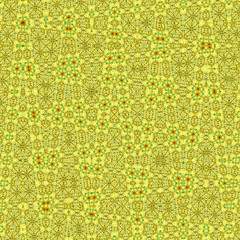 bright yellow continuous pattern for print or textile