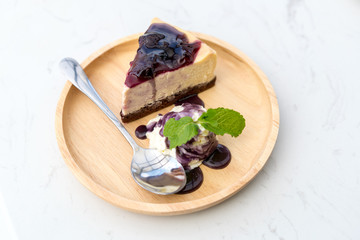 Blueberry cheese cake