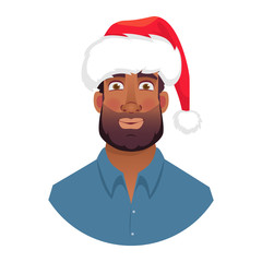 portrait of african man in hat