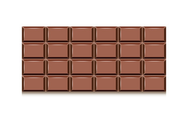 Schokoladentafel, Tafel Schokolade, Zartbitter Schokolade,
Grafik Illustration isoliert auf weißem Hintergrund 
