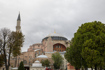 Fototapeta na wymiar Hagia Sophia on Istanbul