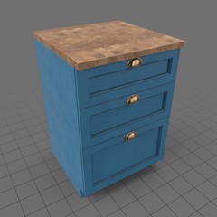 Square kitchen drawer unit
