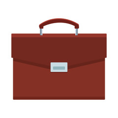 Business briefcase isolated