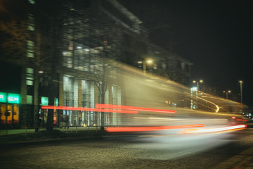 Reeperbahn Hamburg absturz party time exposure laser car