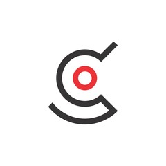 CG logo letter design