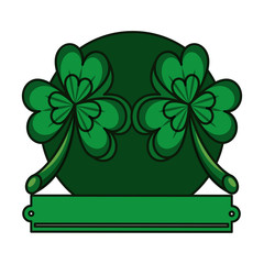 Saint patricks day emblem