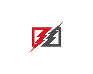 Lightning Logo Template