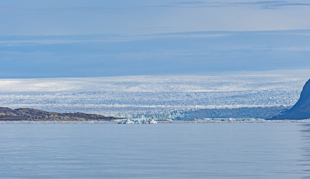 The Greenland Icefield Viewed from the Coast