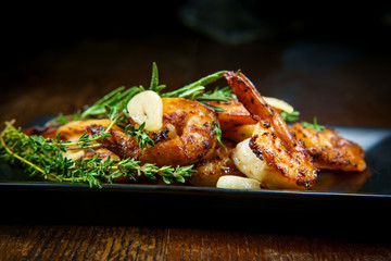 Portuguese Garlic Shrimp