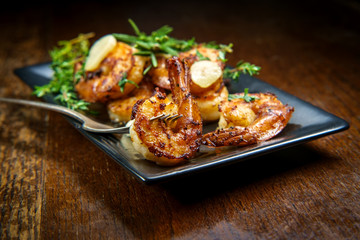 Portuguese Garlic Shrimp