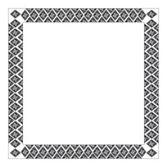 Obraz premium Square frame with celtic motives. Vector illustration isolated on white bakground.
