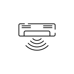 conditioner, air icon. Element of temperature control equipment for mobile concept and web apps illustration. Thin line icon for website design and development