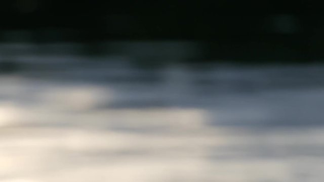 Out of focus - colorful ripples on a lake