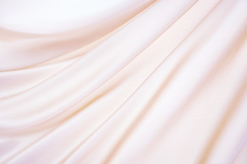 絹の布地　桜色