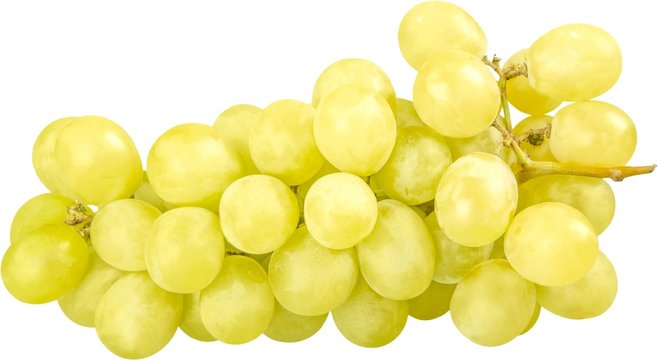 White Grape Cluster - Isolated