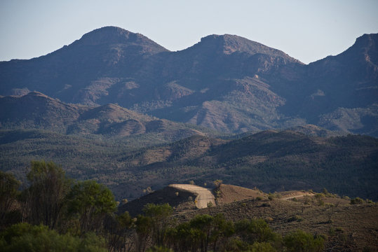 St Marys Peak From Razorback Lookout