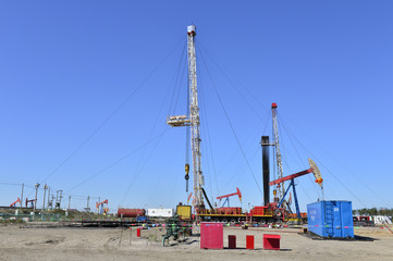 Fototapeta premium The oil pump