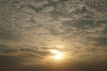 a sunset