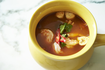 Tom yum soup 
